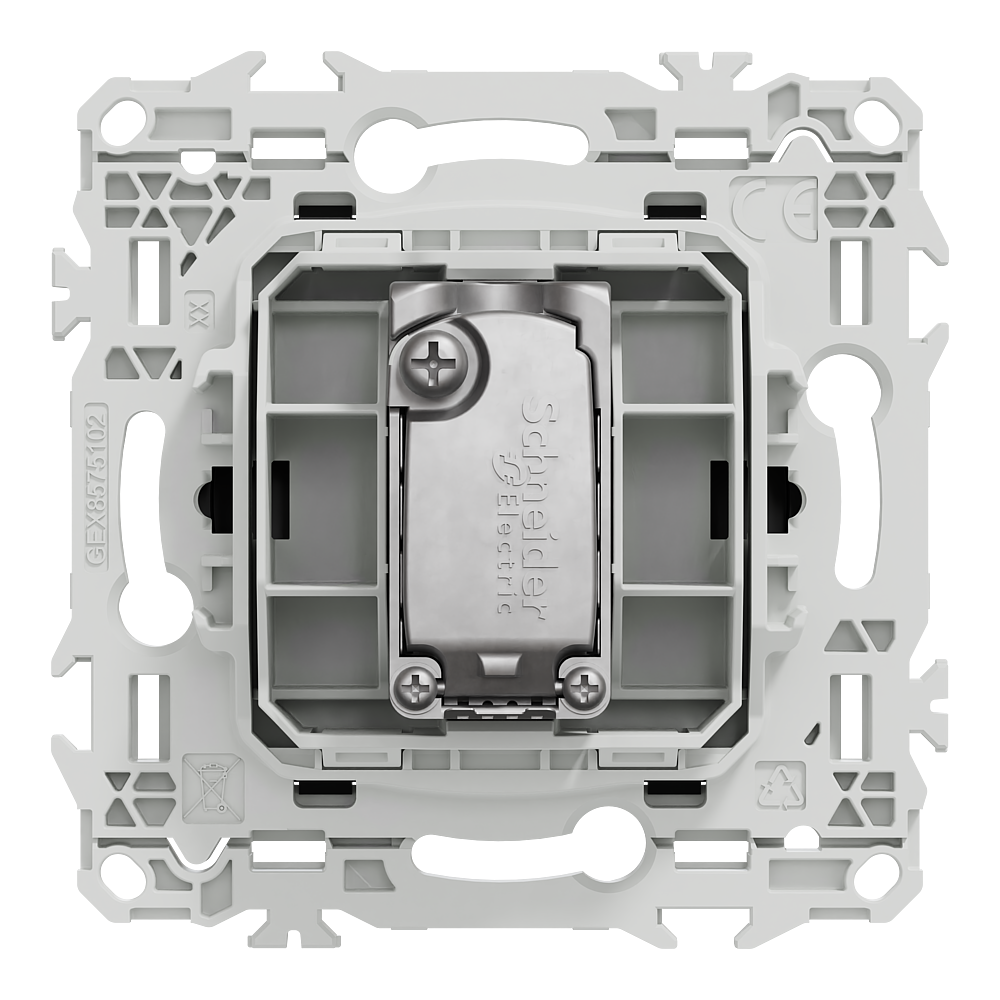 Odace prise TV simple noir